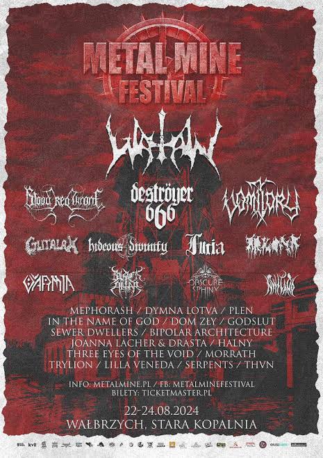 Metal Mine Festival 2024 final poster —